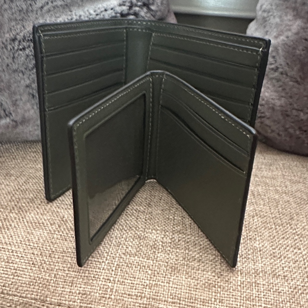 Coach Olive Green Men's 3in1 Wallet - Picture 6 of 9
